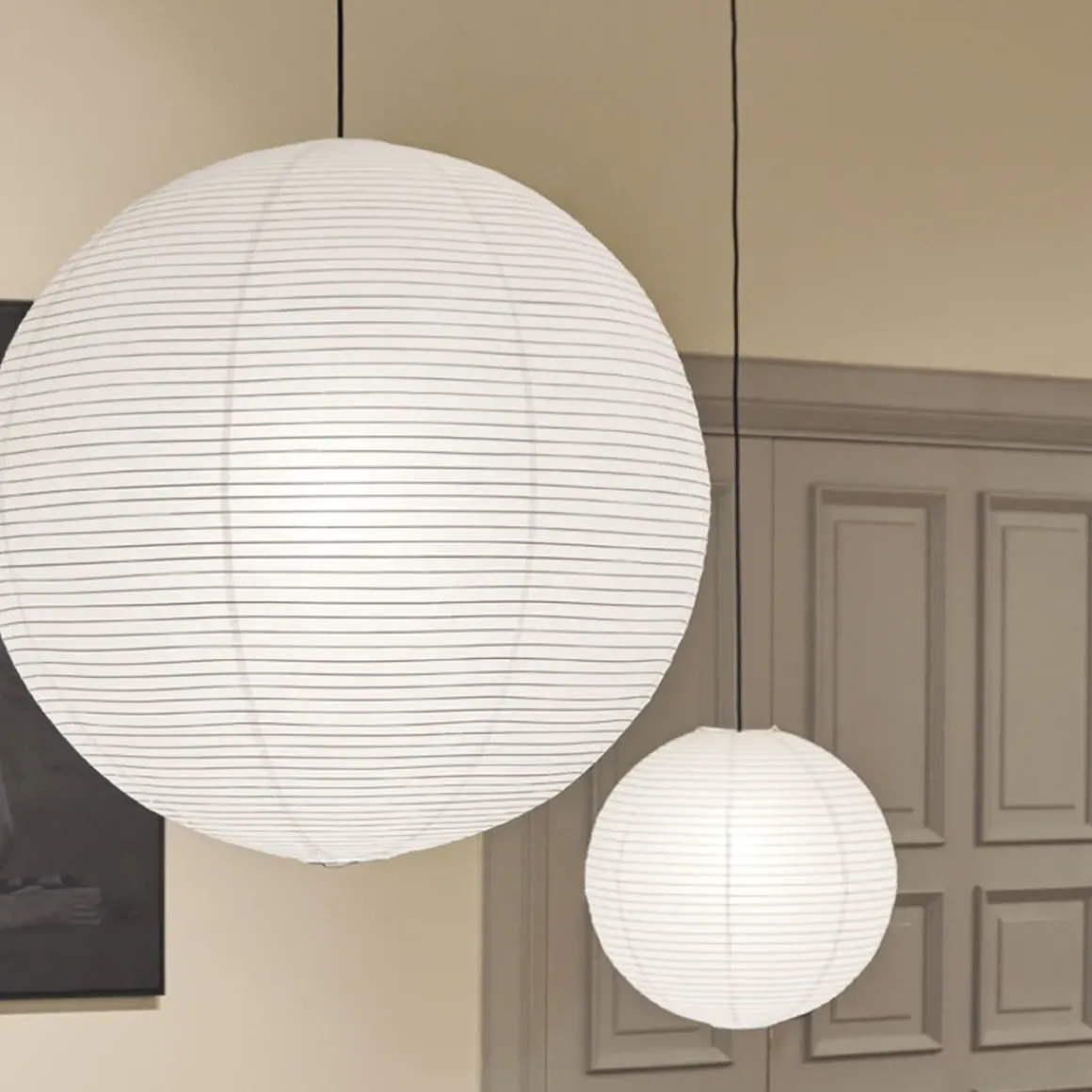 Abat-jour Paper Shade Classic - Blanc