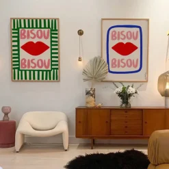 Affiche A3 Bisou Bisou