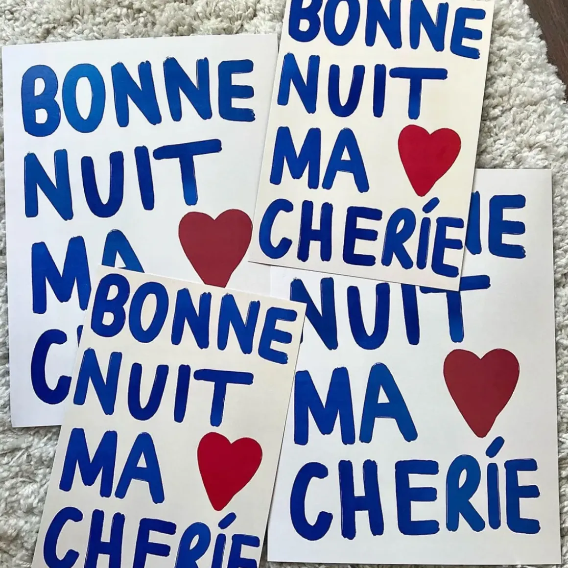 Affiche A3 Bonne Nuit Ma Chérie
