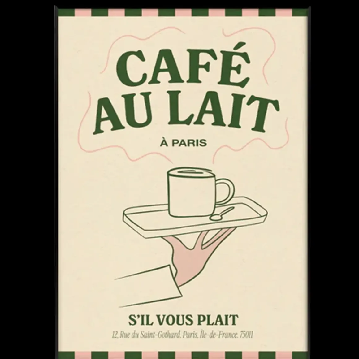 Affiche A3 Café au Lait