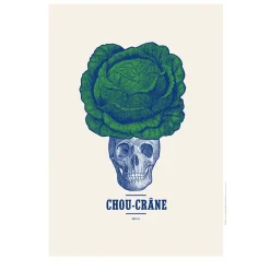 Affiche A3 Chou-Crâne - 29,7 x 42 cm