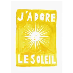 Affiche A3 J'adore Le Soleil - Original