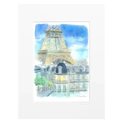 Affiche 90 A l'ombre de la tour Eiffel - Claire Morel Fatio
