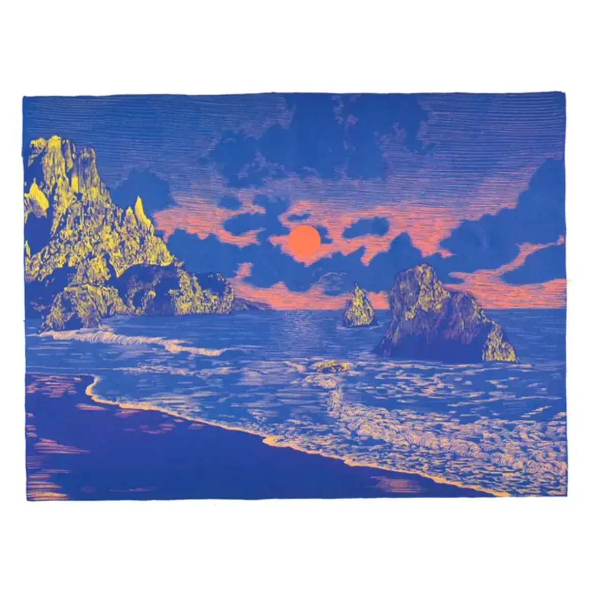 Affiche A3 Manon Diemer - Apocalyptic Sea