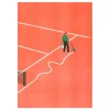 Affiche A3 Simon Bailly - Roland-Garros