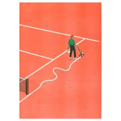 Affiche A3 Simon Bailly - Roland-Garros