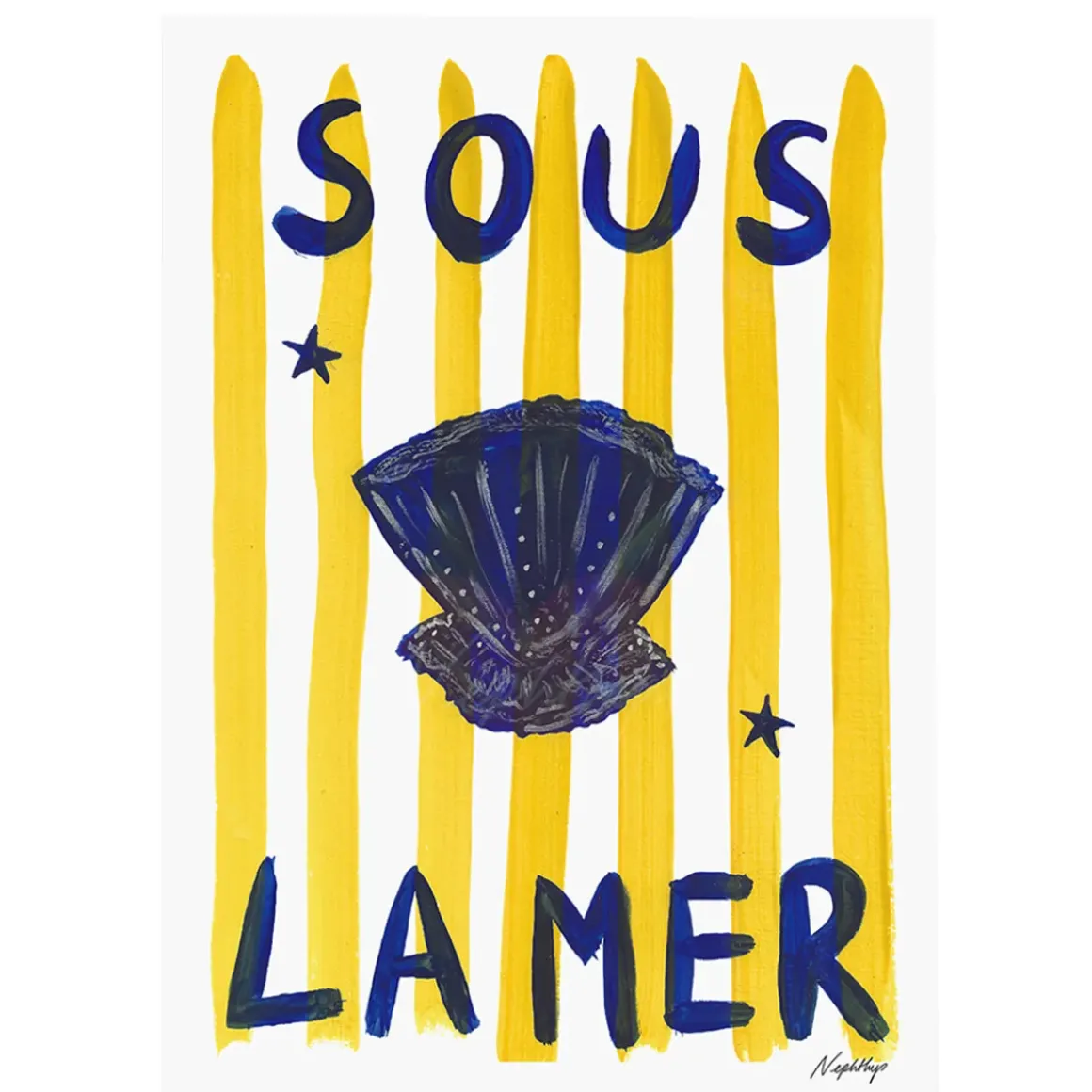 Affiche A3 Sous La Mer