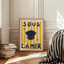 Affiche A3 Sous La Mer