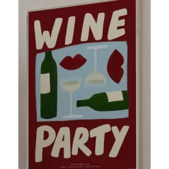 Affiche A3 Wine Party Red