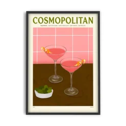 Affiche Cocktail - Elin PK - Cosmopolitan