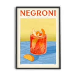 Affiche Cocktail - Elin PK - Negroni