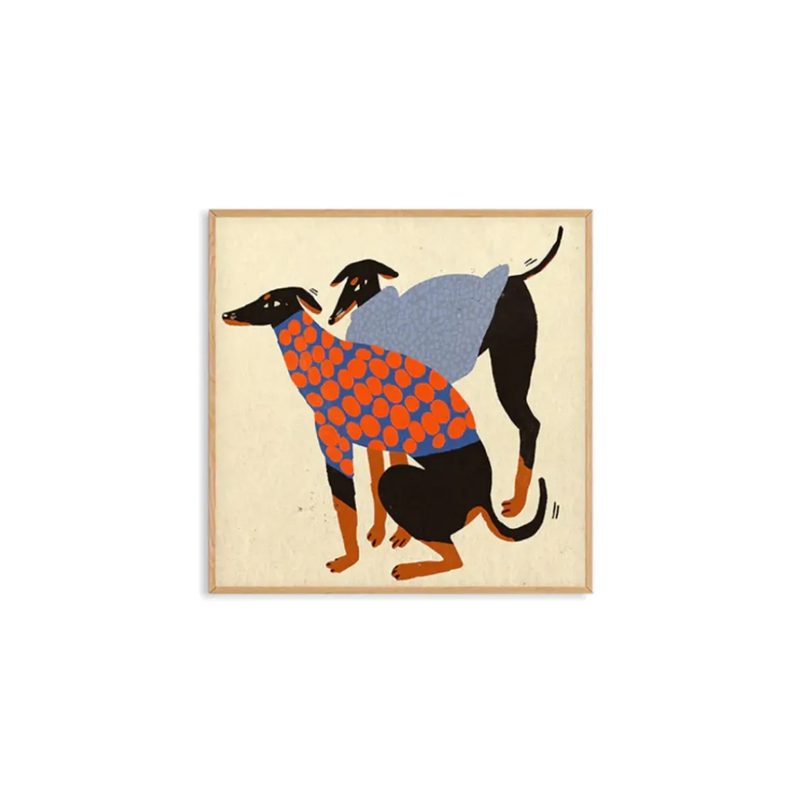 Affiche Enikő Eged - Autumn Doggos - 50 x 50 cm