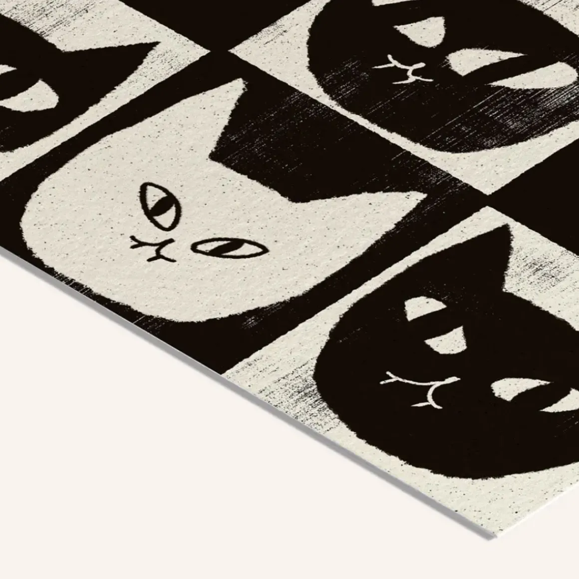 Affiche Enikő Eged Black Cat White