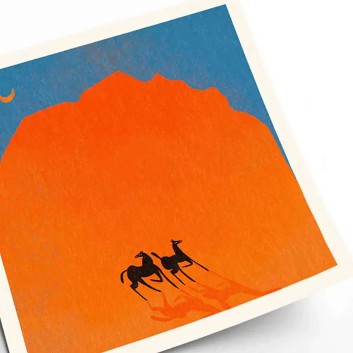 Affiche Enikő Eged - Horses of Wadi Rum - 50 x 50 cm