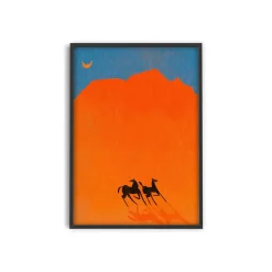 Affiche Enikő Eged - Horses of Wadi Rum