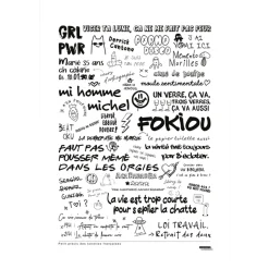 Affiche Graffitis de Toilettes