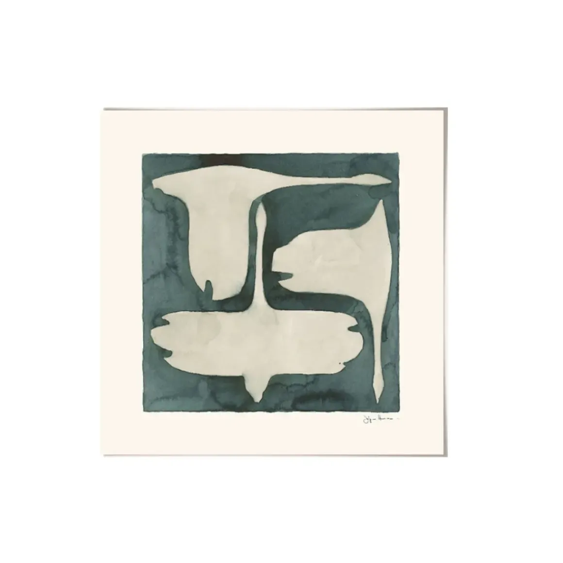 Affiche Hansson The Swan III - 50 x 50 cm