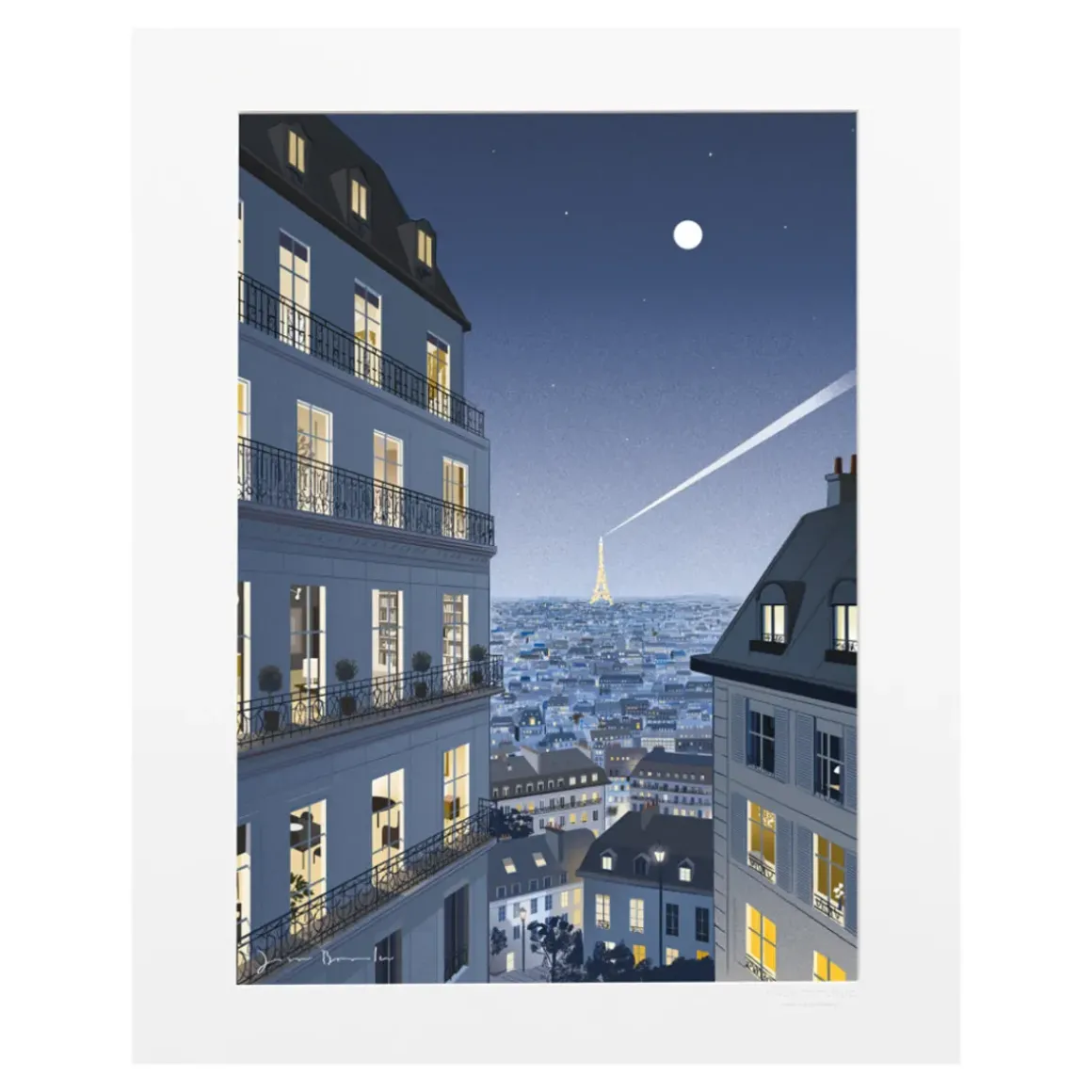 Affiche Jason Brooks Montmartre View