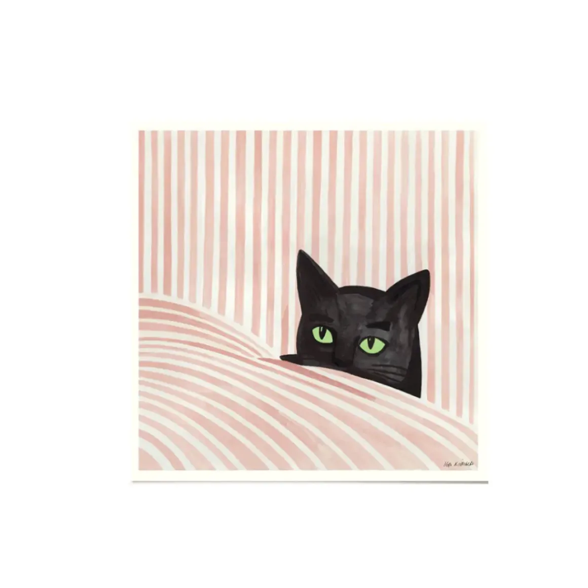 Affiche Kosicka Black cat - 50 x 50 cm