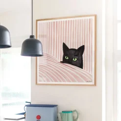 Affiche Kosicka Black cat - 50 x 50 cm