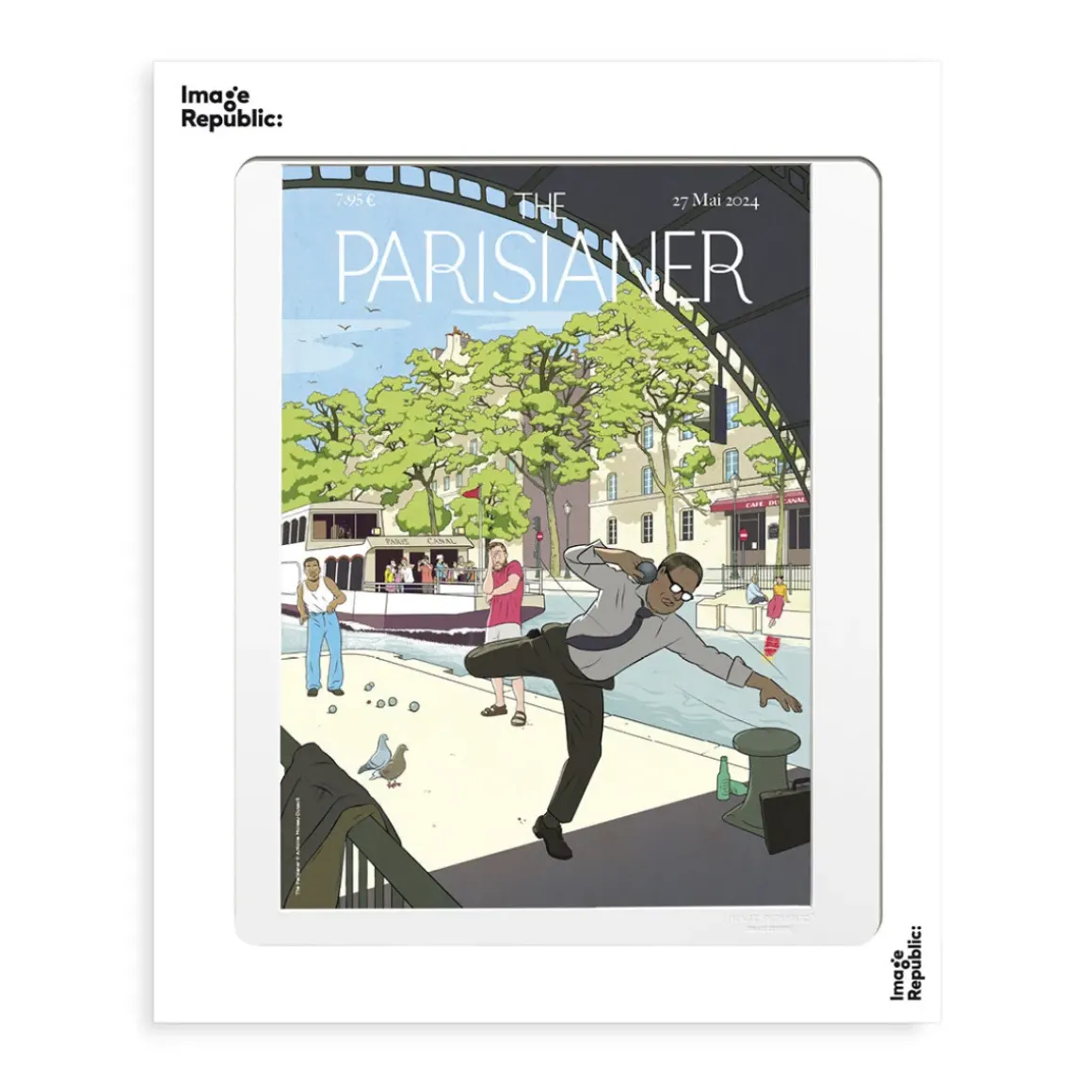 Affiche Lancer du Poids - The Parisianer N°95 - Moreau