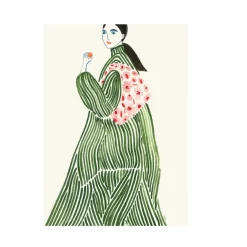 Affiche La Poire Green Coat