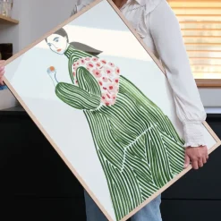 Affiche La Poire Green Coat