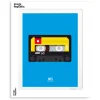Affiche Le Duo 80'S K7 Audio 02 - 30 x 40 cm