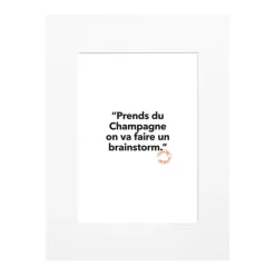 Affiche Loic Prigent 70 Brainstorm - 30 x 40 cm