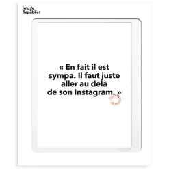 Affiche Loic Prigent En Fait Il Est - 30 x 40 cm