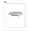 Affiche Loic Prigent Je Déteste Tout - 30 x 40 cm