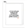 Affiche Loic Prigent Je Ne Suis Pas Snob - 30 x 40 cm