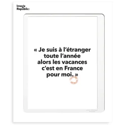 Affiche Loic Prigent Je Suis A - 30 x 40 cm