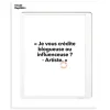 Affiche Loic Prigent Je Vous Credite - 30 x 40 cm