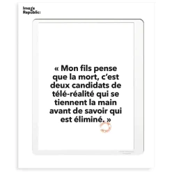 Affiche Loic Prigent Mon Fils Pense - 30 x 40 cm