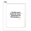 Affiche Loic Prigent Pardon Vous Auriez - 30 x 40 cm