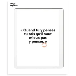Affiche Loic Prigent Quand Tu Y Penses - 30 x 40 cm