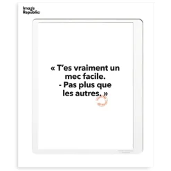 Affiche Loic Prigent T'Es Vraiment - 30 x 40 cm