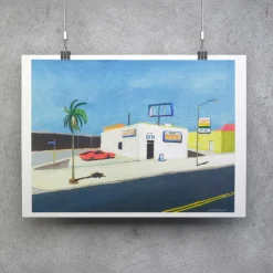 Affiche Lomita, California - Nao Tatsumi