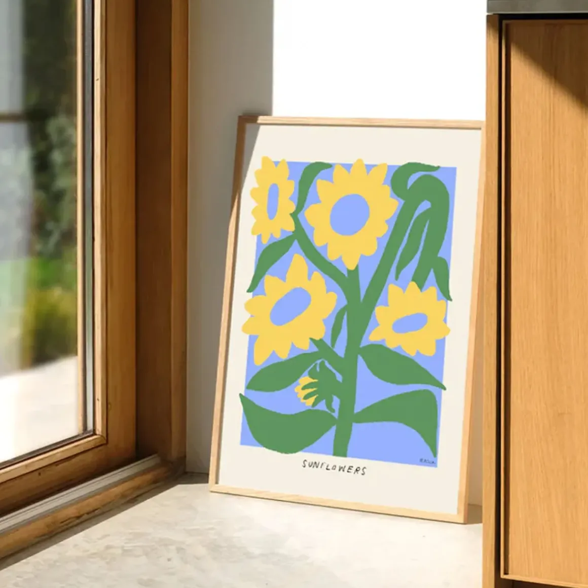 Affiche Madelen Sunflowers II