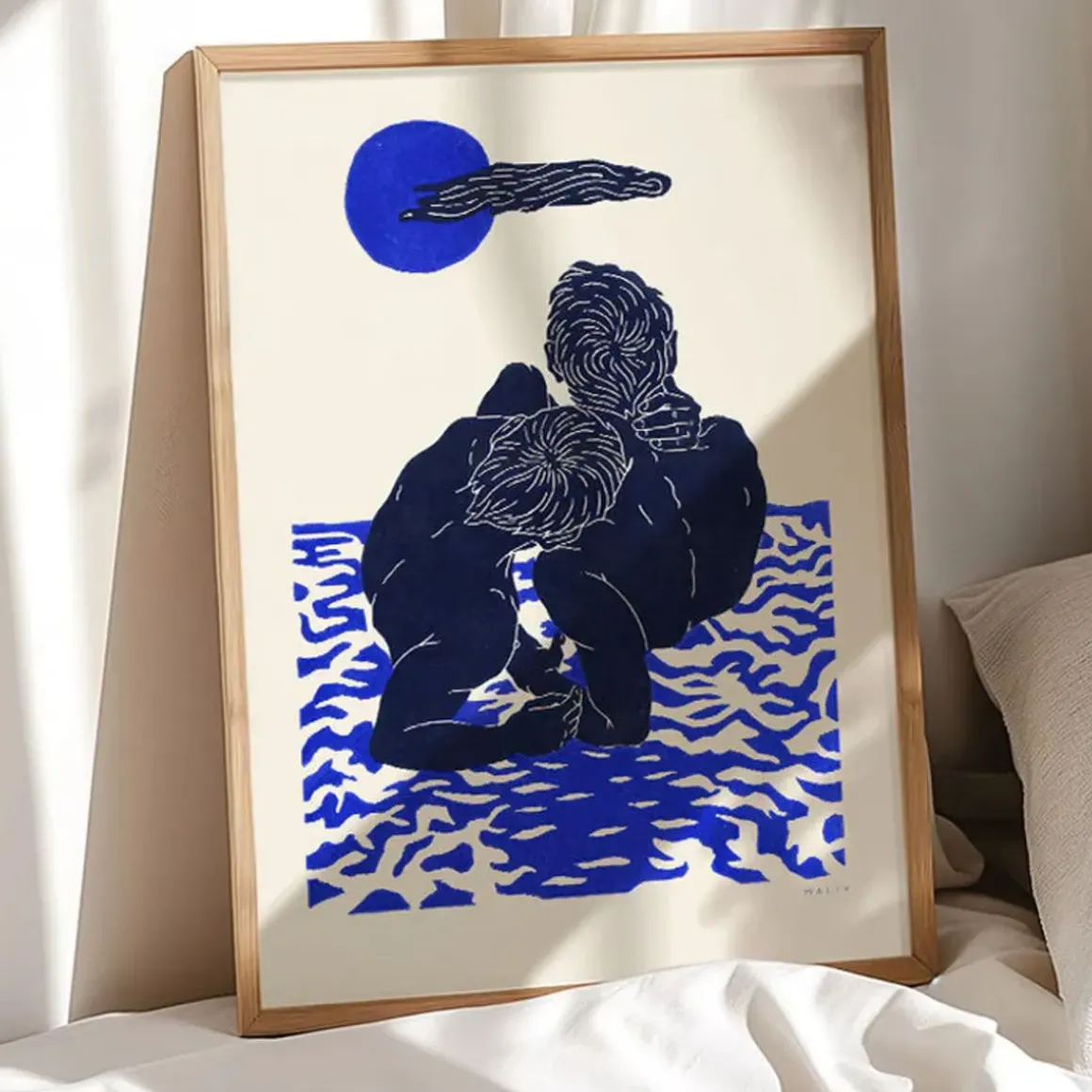 Affiche Maliv Blue Moon II