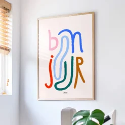 Affiche Matilas Larrailn Bonjour - 30 x 40 cm