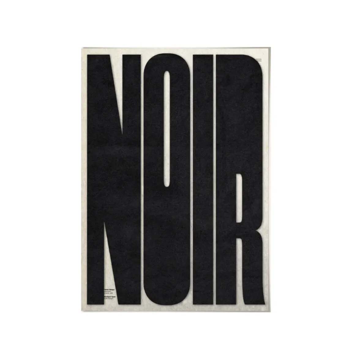 Affiche Meindl Taxer Noir
