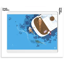 Affiche Monsieur Z love boat - 40 x 50 cm