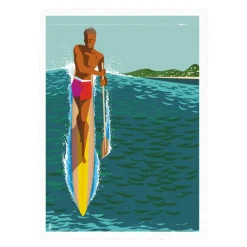 Affiche Monsieur Z paddle - 40 x 50 cm