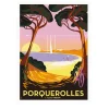 Affiche Monsieur Z porquerolles - 40 x 50 cm