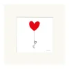 Affiche Soledad 2021 Ballon Coeur - 22 x 22 cm