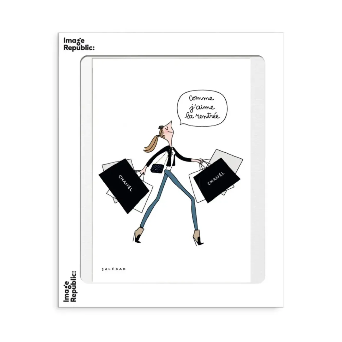 Affiche Soledad Chanel - 30 x 40 cm