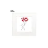Affiche Soledad Coeur Bouquet - 22 x 22 cm