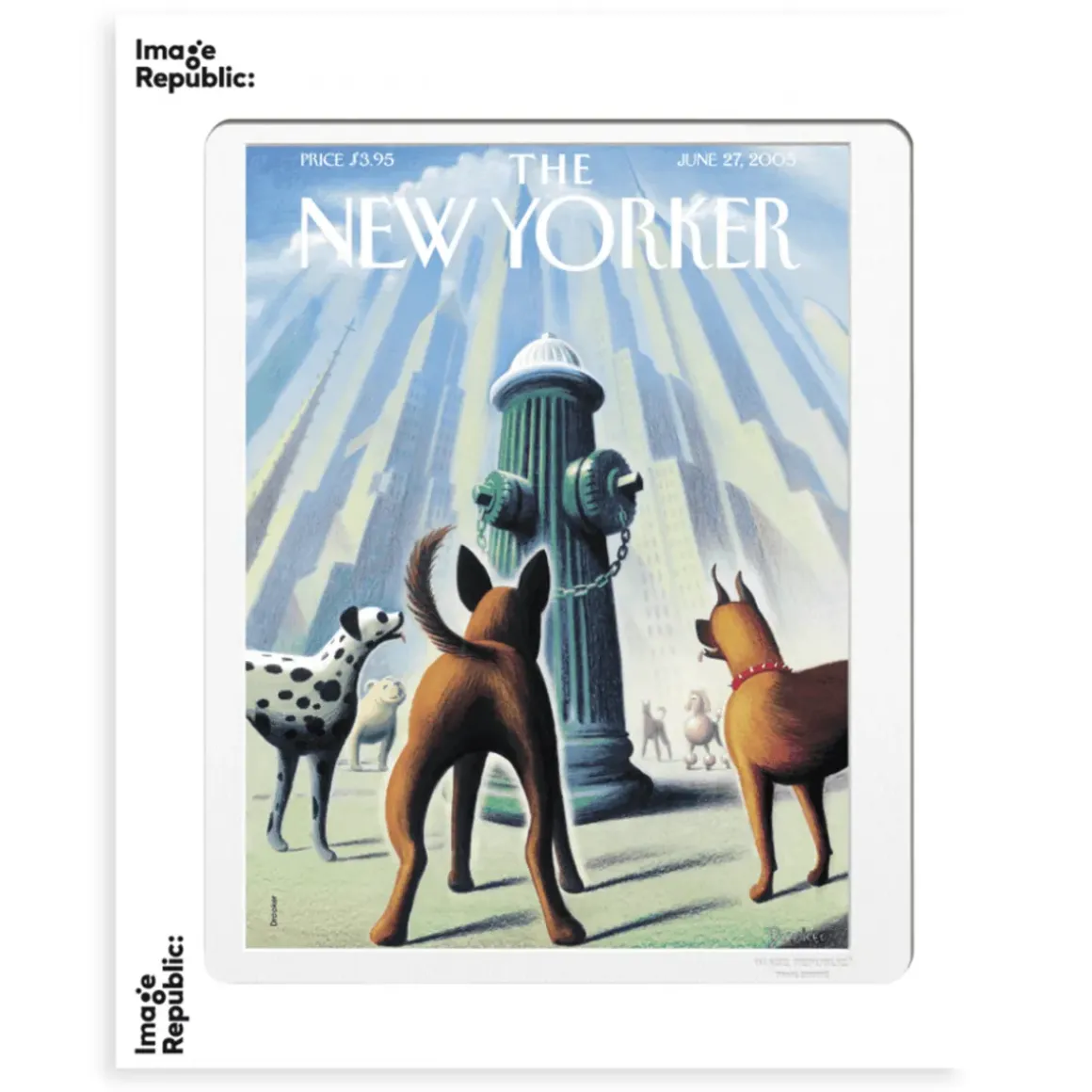 Affiche The Newyorker Drooker Dog’s eye view 27 juin 2005 - 30 x 40 cm